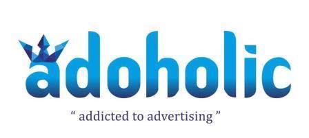 “addicted to advertising ” logo