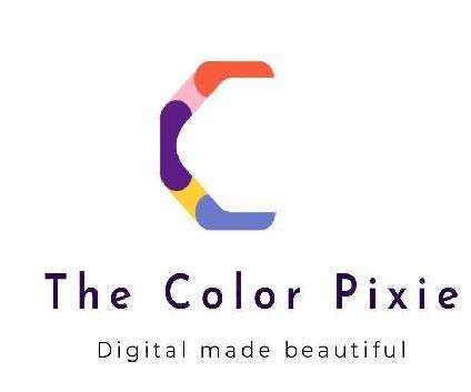 The Color Pixie Digital made beautiful logo