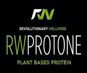 REVOLUTIONARY WELLNESS PLANT BASED PROTEIN logo