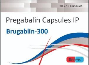 Pregabalin Capsules IP Brugablin-300 logo
