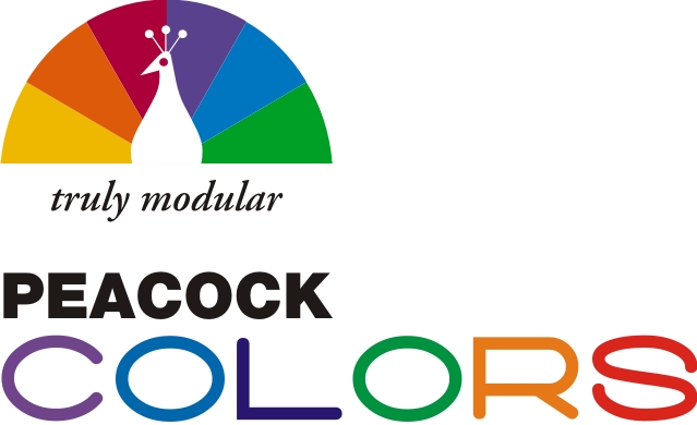 Peacock Colors with peacock device logo