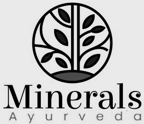 Minerals Ayurveda With Tree/ Plant Logo logo