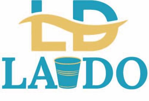 LADO WITH DEVICE OF LD AND GLASS logo