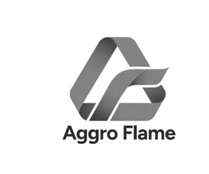 AGGRO FLAME with an artistic device logo