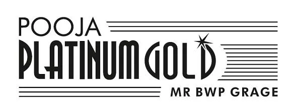 POOJA PLATINUM GOLD logo