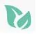 Device of a pair of leaflets logo