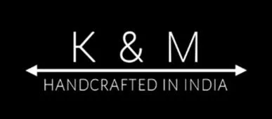 K & M - Handcrafted in India logo
