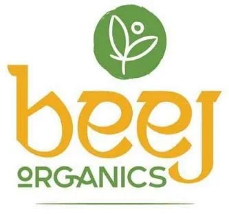 Beej Organics with unique Logo of Green Plant logo