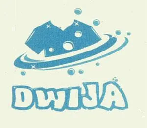 DWIJA WITH DEVICE OF SHIRT AND BUBBLE logo