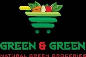 GREEN & GREEN - Natural Green Groceris WITH IMAGE logo