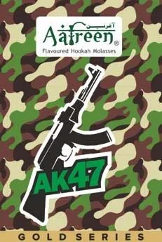 AAFREEN FLAVOURED HOOKAH MOLASSES AK47 logo