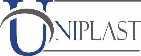 AN ARTISTIC DEVICE CONTAINING WORD UNIPLAST IN TYPICAL SHAPE AND SIZE logo