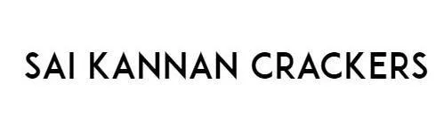 SAI KANNAN CRACKERS logo