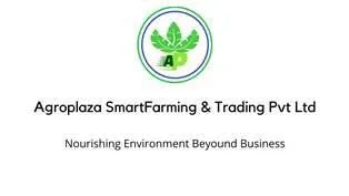AGROPLAZA SMART FARMING AND TRADING PVT LTD logo