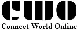 CWO WITH CONNECT WORLD ONLINE (LABEL) logo