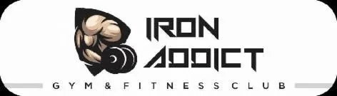 IRON ADDICT GYM & FITNESS CLUB (LABEL) logo