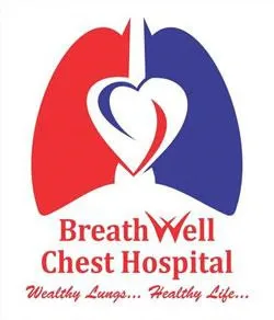BreathWell Chest Hospital Wealthy Lungs... Healthy Life... logo