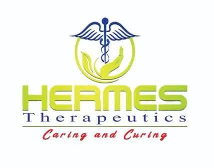 "HERMES Therapeutics "caring and curing” logo