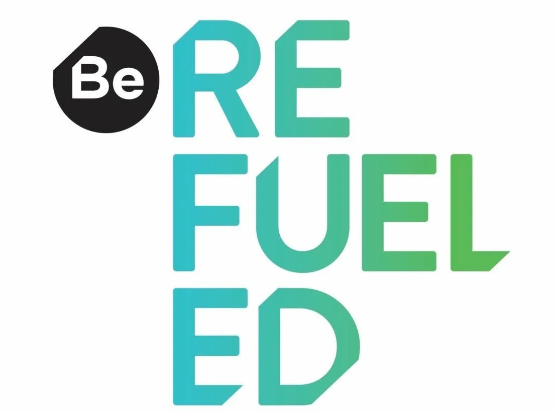 Be REFUELED ( Stylised Logo and device) logo