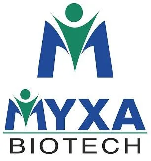 MYXA BIOTECH with device of M logo
