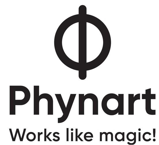 Phynart Works like magic! logo
