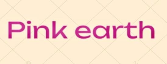 Pink earth logo