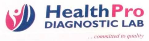 HealthPro DIAGNOSTIC LAB logo