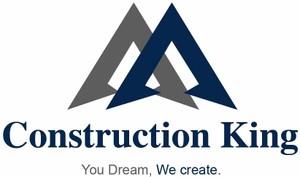 Construction King You Dream, We create. logo