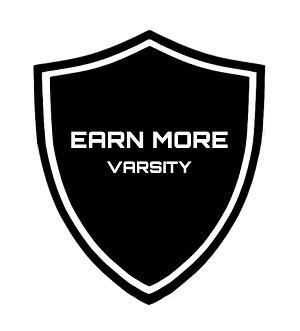 EARN MORE VARSITY logo