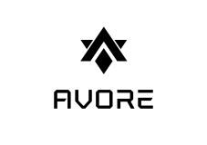 Device with AVORE logo