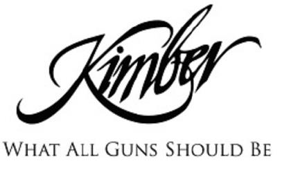 Kimber WHAT ALL GUNS SHOULD BE logo