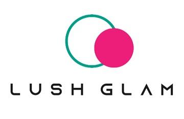 LUSH GLAM logo