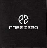 PAGE ZERO [with the device of PZ] logo