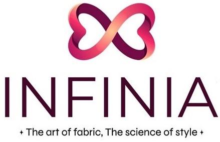 INFINIA The art of fabric, The science of style logo