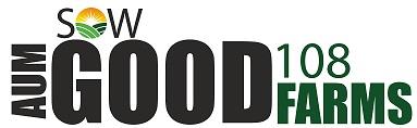 AUM SOW GOOD 108 FARMS logo