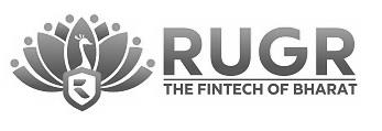 RUGR THE FINTECH OF BHARAT WITH DEVICE LOGO OF LEAF ALTOGETHER AS LABEL logo