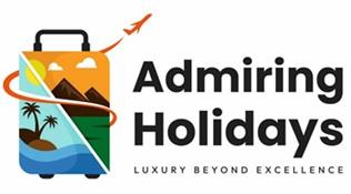 Admiring Holidays with slogan Luxury Beyond Excellence logo