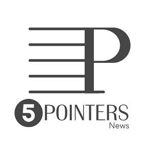 5 Pointers news (With Device Of P) logo