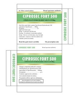 CIPROSEC FORT 500 logo