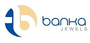 Artistic Logo B BANKA JEWELS as per label logo