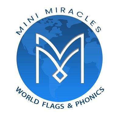 MINI MIRACLES WORLD FLAGS AND PHONICS logo