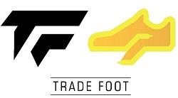 TRADE FOOT WITH DEVICE TF logo