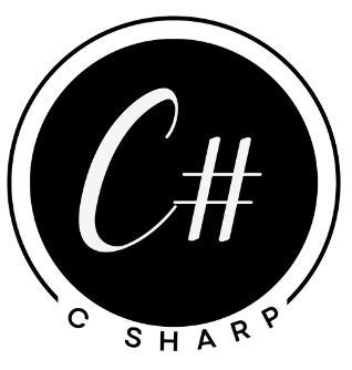 C# C SHARP (Label) logo