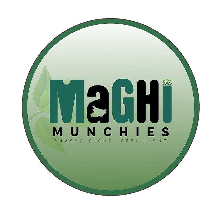 MAGHI MUNCHIES -snacks right feel light logo