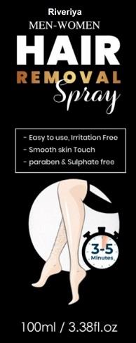 RIVERIYA HAIR REMOVAL SPRAY (LABEL) logo