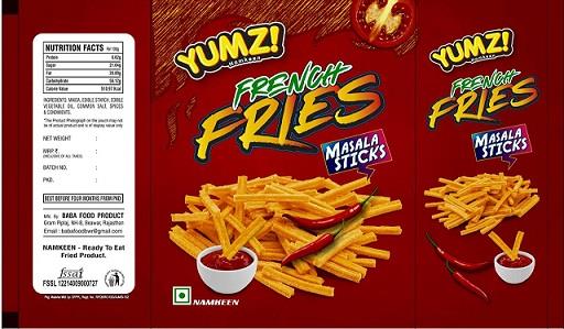 YUMZ! FRENCH FRIES logo