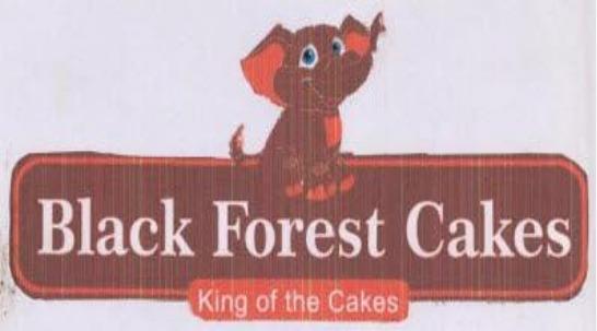 BLACK FOREST CAKES KING OF THE CAKES logo