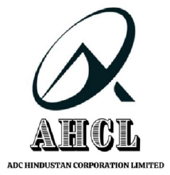 AHCL ADC HINDUSTAN CORPORATION LIMITED logo
