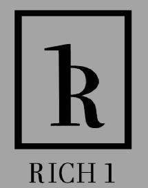 RICH 1 WITH R1 LOGO logo
