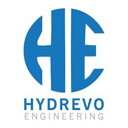 HYDREVO ENGINEERING WITH HE LOGO logo